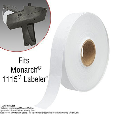 Monarch 1115 Price Gun with Labels Starter Kit: Includes Price Gun, 6,000 White Pricing Labels, Inker and Label Scraper - Store Supplies