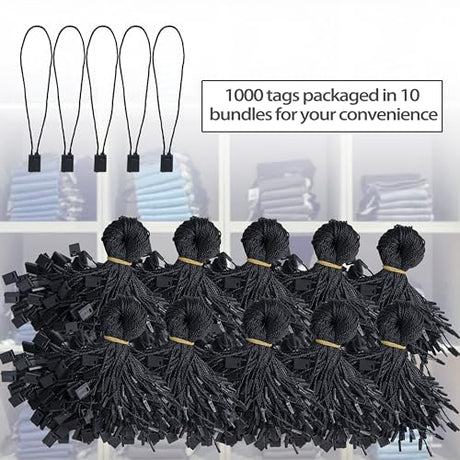 Perco 1 Hang Strings for Secure & Swift Tagging - Black