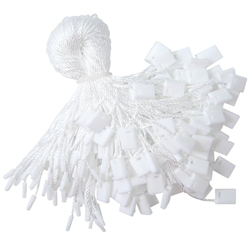 Perco 1 Hang Strings for Secure & Swift Tagging - Compatible with compatible_with_product_page | Color: White | Quantity: | Adhesive: global.AdhesiveType | SKU: hang-string-1-white-1k | - shop_