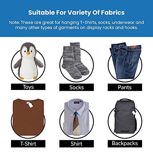 Perco 1 - Inch 25mm J Hook Standard Tagging Attachments Fasteners Tag Pins - Compatible with compatible_with_product_page | Color: 5,000 Barbs | Quantity: | Adhesive: global.AdhesiveType | SKU: PL-JHOOK-25mm | - shop_