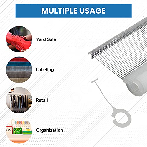 Perco 1 - Inch 25mm J Hook Standard Tagging Attachments Fasteners Tag Pins - Compatible with compatible_with_product_page | Color: 5,000 Barbs | Quantity: | Adhesive: global.AdhesiveType | SKU: PL-JHOOK-25mm | - shop_