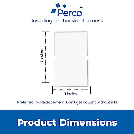 Perco 1 - Line Freezer Adhesive White Labels - Store Supplies