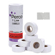 Perco 1 - Line Freezer Adhesive White Labels - Store Supplies