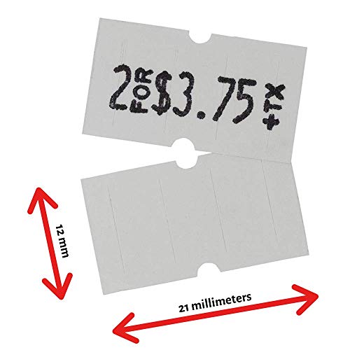 Perco 1 - Line Freezer Adhesive White Labels - Store Supplies