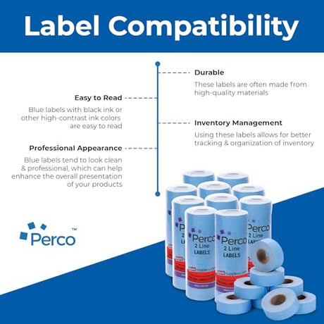 Perco 2 Line Price and Date Guns - Store Supplies