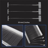 Perco 50mm [2 Inches] Regular Plastic Tag Barbs T Mould Attachments - Clear 20,000 Pieces