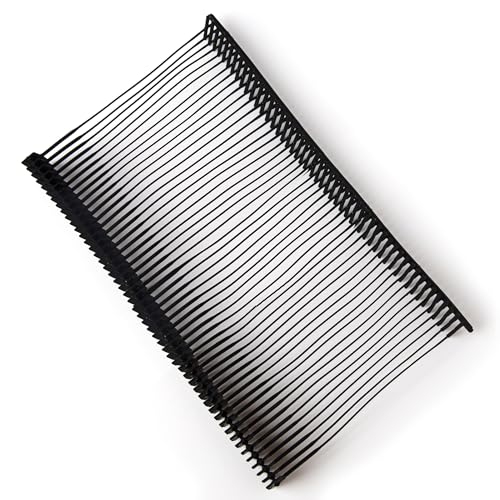 Perco 50mm [2 Inches] Regular Plastic Tag Barbs T Mould Attachments - Compatible with compatible_with_product_page | Color: Black | Quantity: 5,000 Pieces | Adhesive: global.AdhesiveType | SKU: PL-T-BARBS-50mm-black | - shop_