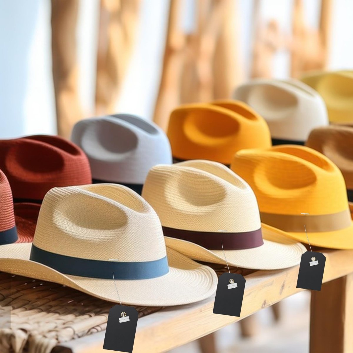 Perco 50mm [2 Inches] Regular Plastic Tag Barbs T Mould Attachments - Compatible with compatible_with_product_page | Color: Clear | Quantity: 20,000 Pieces | Adhesive: global.AdhesiveType | SKU: pl-barbs-20k | - shop_