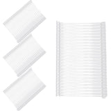 Perco 50mm [2 Inches] Regular Plastic Tag Barbs T Mould Attachments - Clear 20,000 Pieces