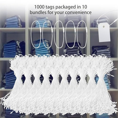 Perco DL153 Polyester String Tags - Store Supplies