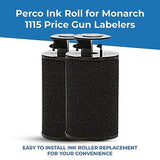 Perco Ink Roll for Monarch 1115 Price Gun – Easy - Load, Reliable Replacement Ink (Pack of 4) - Store Supplies