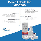 Perco Labels for MX - 5500, Towa GS Series and Halmark Model H - Store Supplies