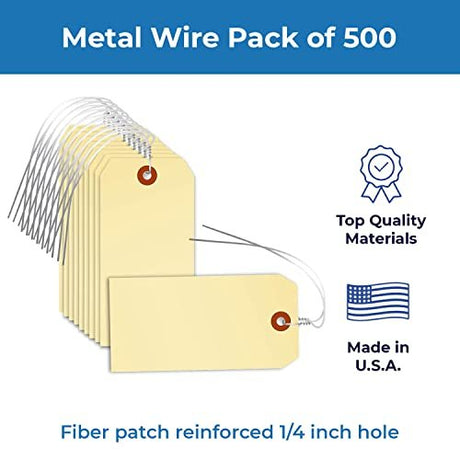 Perco Manila Shipping Tags - Elastic - Store Supplies