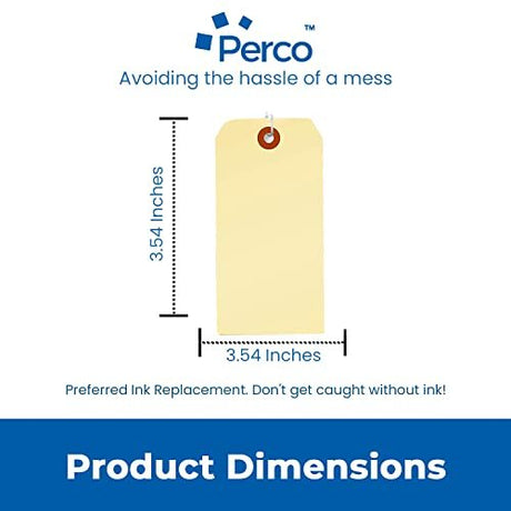 Perco Manila Shipping Tags - Elastic - Store Supplies