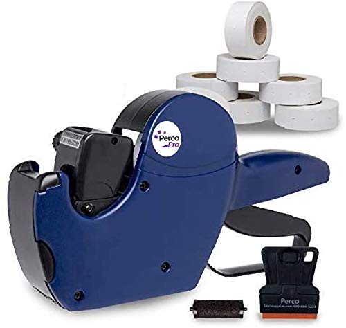 Perco 2 Line Labeler Gun & Labels - Store Supplies