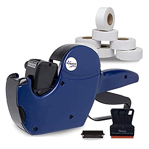 Perco 2 Line Labeler Gun & Labels - Store Supplies
