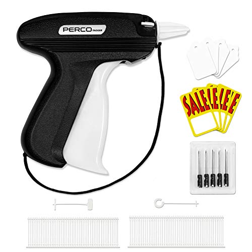 Perco Tagging Gun for Clothing Kit with Extra Needles & Labels - Compatible with compatible_with_product_page | Color: Tag Gun Kit | Quantity: | Adhesive: global.AdhesiveType | SKU: PL:taggun:Kit | - shop_