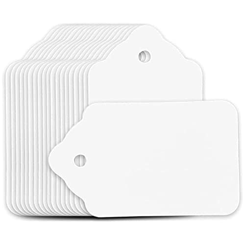 Perco White Merchandise Unstrung Tags - Store Supplies