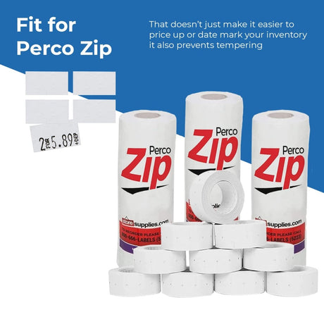 Perco Zip Labels - Store Supplies
