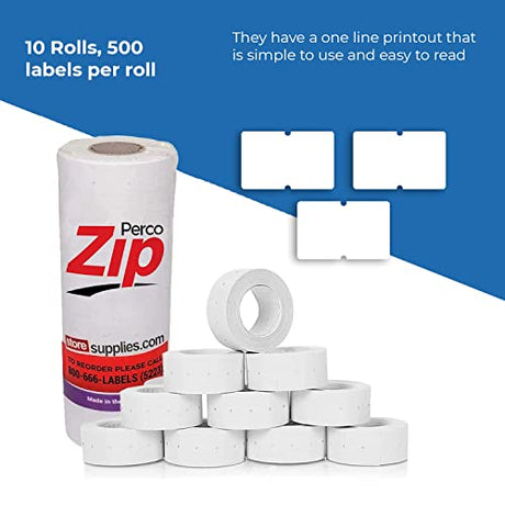 Perco Zip Labels - Store Supplies