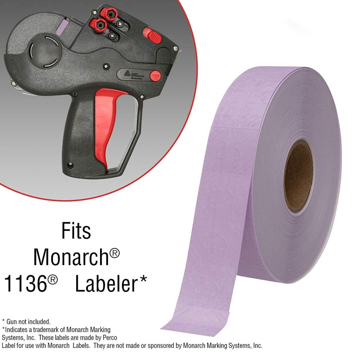 Pricing Labels for Monarch 1136 Pricing Gun - Store Supplies