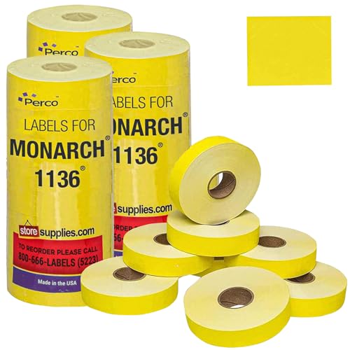 Pricing Labels for Monarch 1136 Pricing Gun - Store Supplies