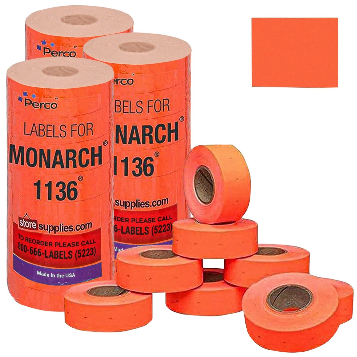 Pricing Labels for Monarch 1136 Pricing Gun - Store Supplies