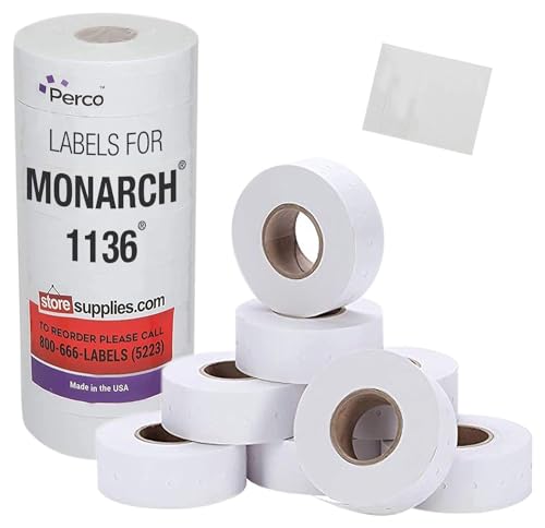 Pricing Labels for Monarch 1136 Pricing Gun - Store Supplies