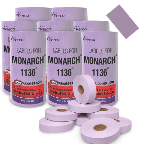 Pricing Labels for Monarch 1136 Pricing Gun - Store Supplies