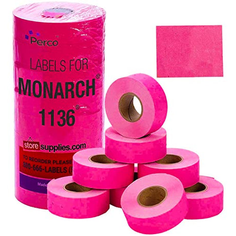 Pricing Labels for Monarch 1136 Pricing Gun - Store Supplies
