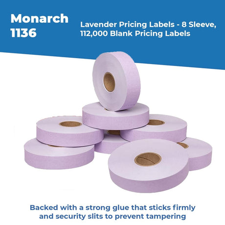 Pricing Labels for Monarch 1136 Pricing Gun - Store Supplies