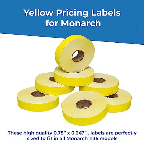 Pricing Labels for Monarch 1136 Pricing Gun - Store Supplies