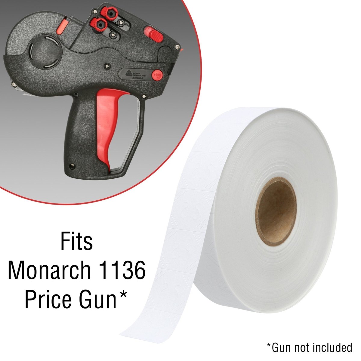 Pricing Labels for Monarch 1136 Pricing Gun - Store Supplies