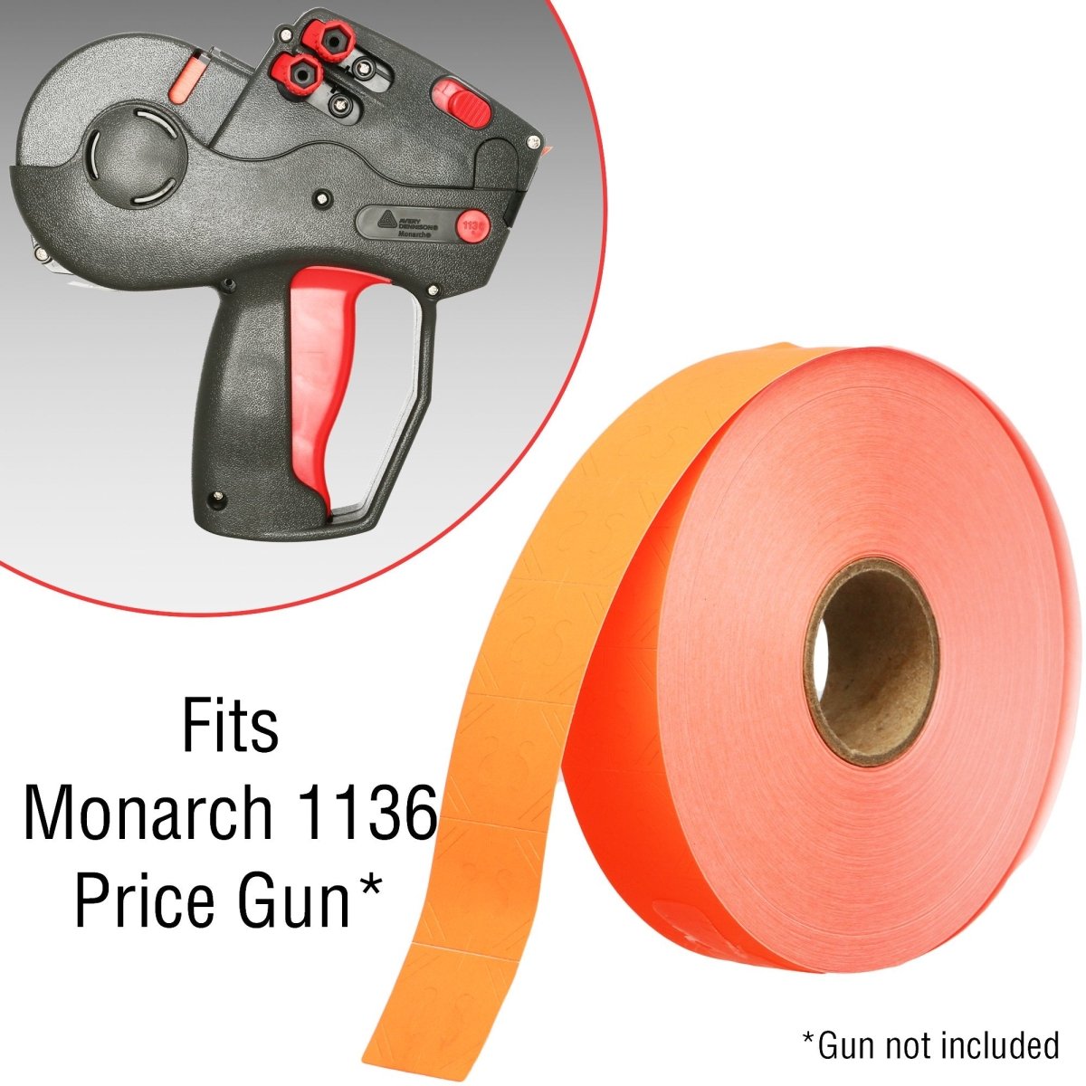 Pricing Labels for Monarch 1136 Pricing Gun - Store Supplies