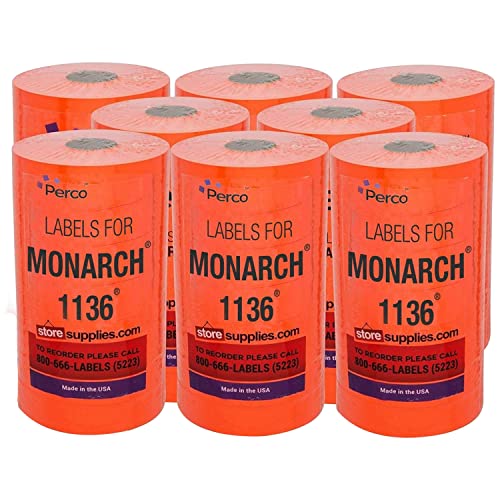 Pricing Labels for Monarch 1136 Pricing Gun - Store Supplies