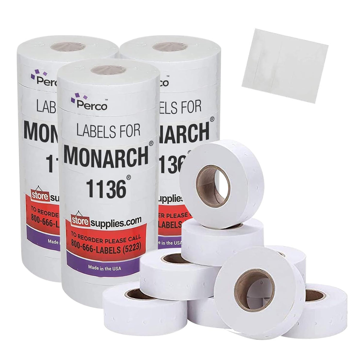 Pricing Labels for Monarch 1136 Pricing Gun - Store Supplies