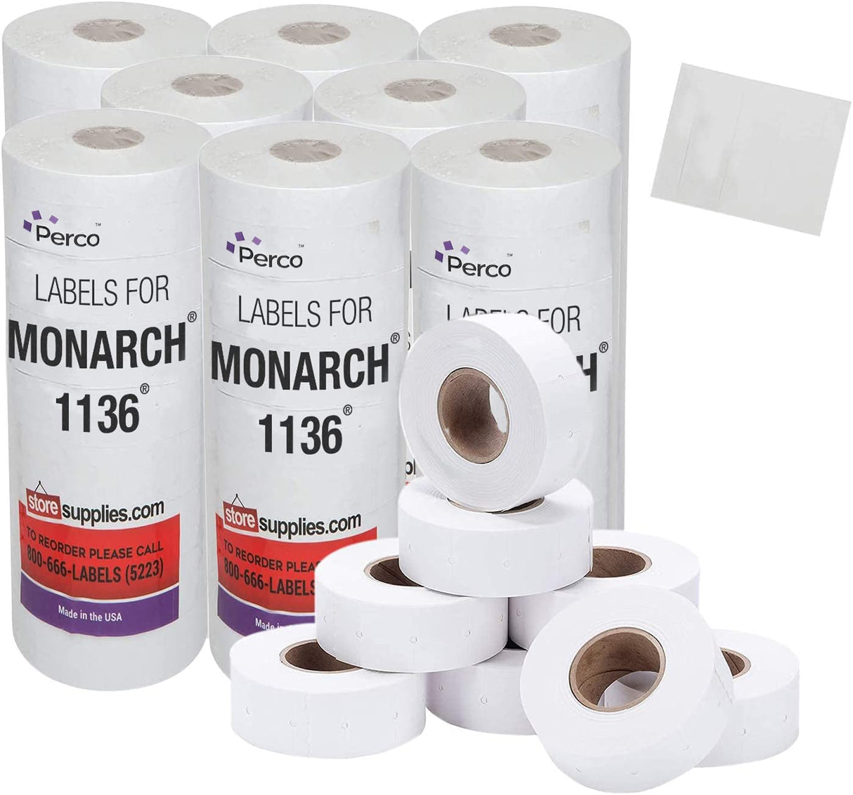 Pricing Labels for Monarch 1136 Pricing Gun - Store Supplies
