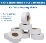 Pricing Labels for Perco 1 Line Price and Date Gun – 2 Sleeves - Store Supplies