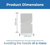 Pricing Labels for Perco 1 Line Price and Date Gun – 2 Sleeves - Store Supplies