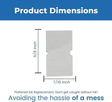 Pricing Labels for Perco 1 Line Price and Date Gun – 2 Sleeves - Store Supplies