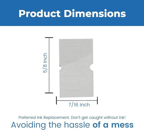 Pricing Labels for Perco 1 Line Price and Date Gun – 2 Sleeves - Store Supplies