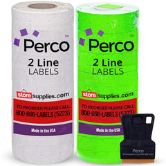 Pricing Labels for Perco 2 Line Price and Date Gun – 2 Sleeves