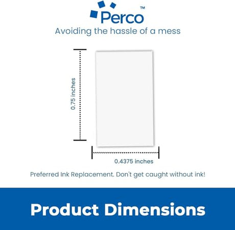 Pricing Labels for Perco 2 Line Price and Date Gun – 2 Sleeves - Store Supplies