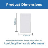 Removable Adhesives White Labels for Monarch 1136 - Store Supplies