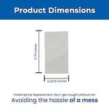 Removable Adhesives White Labels for Monarch 1136 - Store Supplies