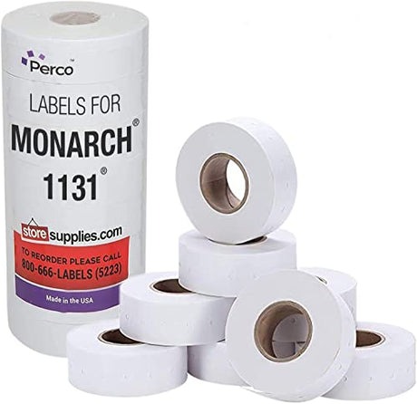 Removable Labels for Monarch 1131 - Store Supplies