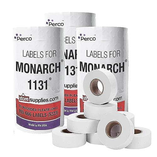 Removable Labels for Monarch 1131 - Store Supplies
